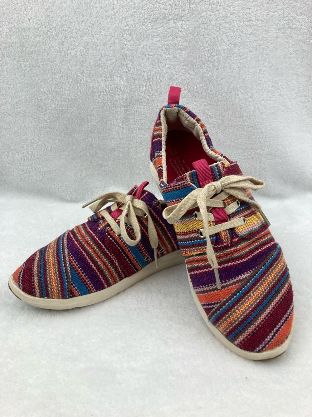 TOMS Del Rey Knit Sneakers sz 7 Multi-color